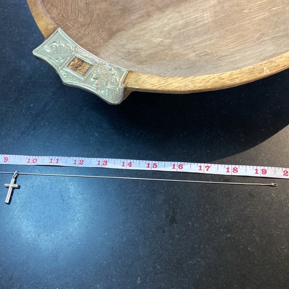 🇮🇹 sterling Silver and stone cross - Picture 10 of 12